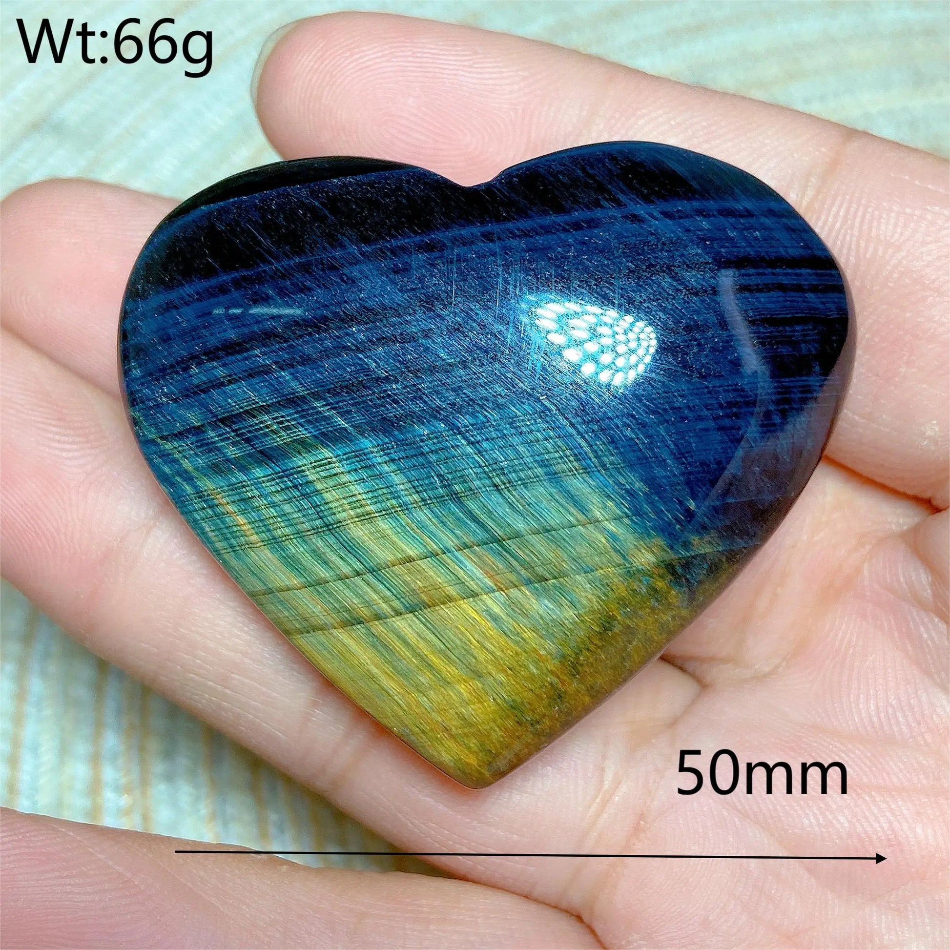 Blue Tiger Eye Heart-ToShay.org