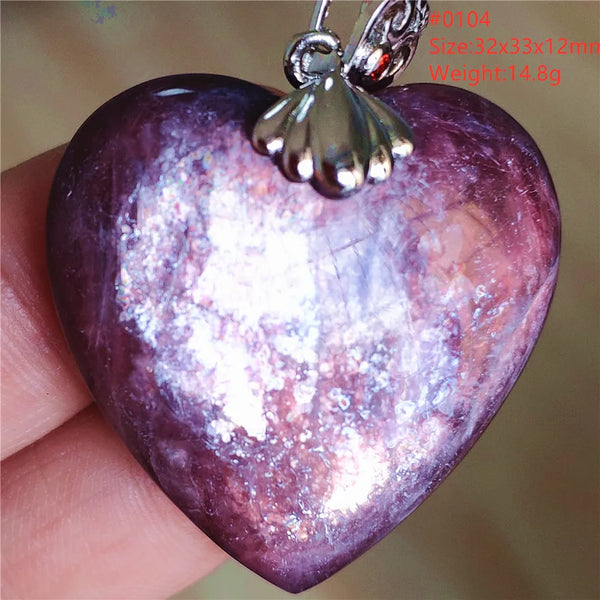 Purple Lepidolite Pendant-ToShay.org
