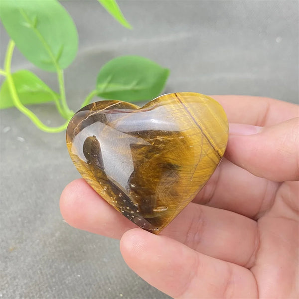 Yellow Tiger Eye Heart-ToShay.org