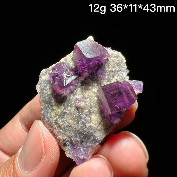 Purple Fluorite Crystal-ToShay.org