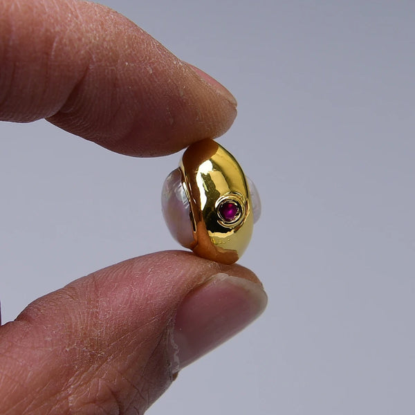White Pearl Pave Beads-ToShay.org