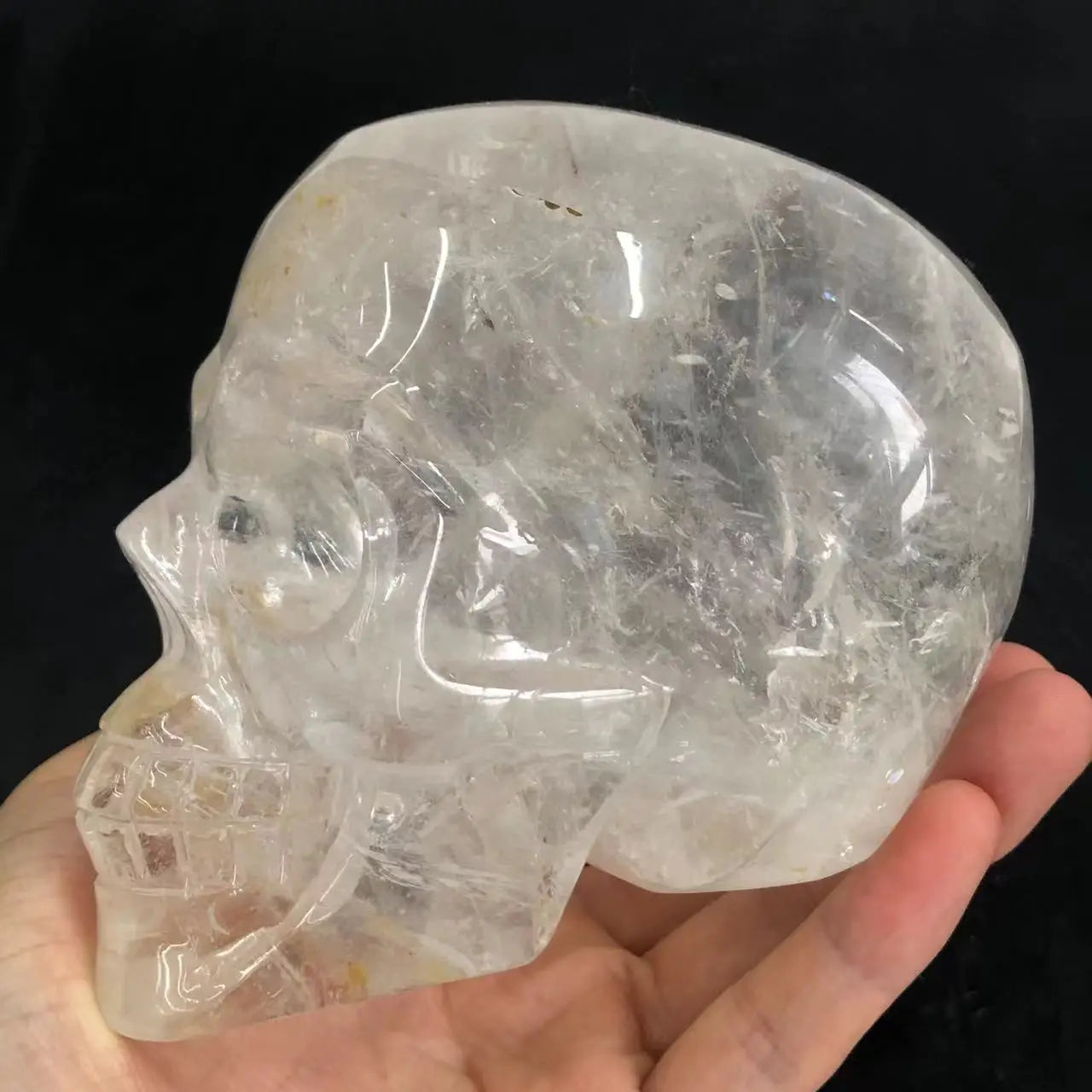 White Quartz Crystal Skull-ToShay.org