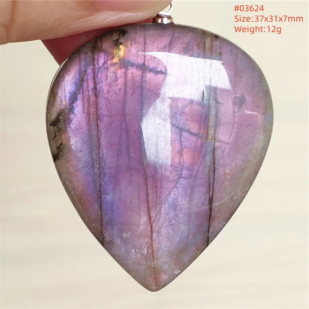 Blue Purple Labradorite Pendant-ToShay.org