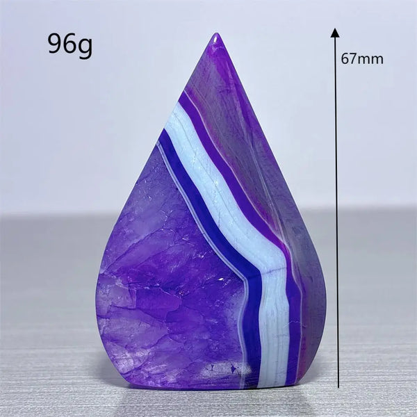 Violet Agate Torch-ToShay.org