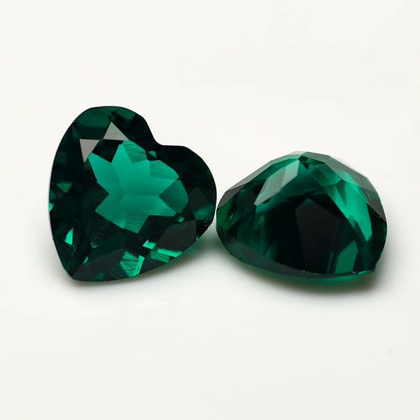 Green Emerald Diamond Heart-ToShay.org