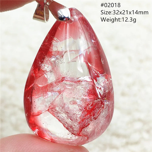 Red Limonite Quartz Pendant-ToShay.org
