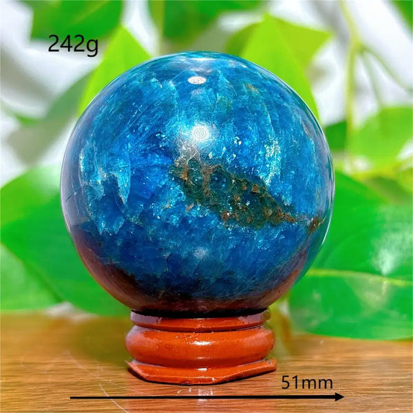 Blue Apatite Ball-ToShay.org