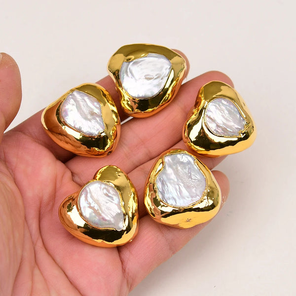 White Pearl Heart Beads-ToShay.org