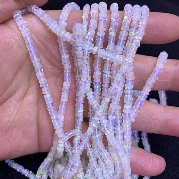 White Opal Abacus Beads-ToShay.org