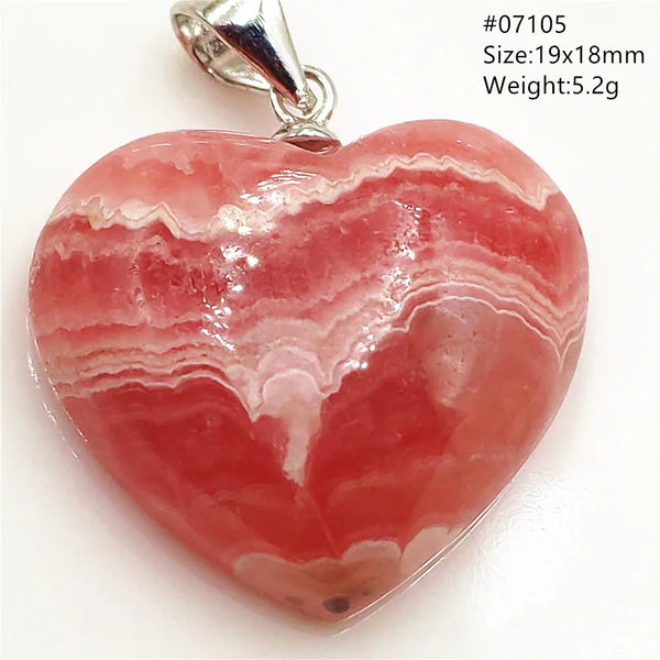 Red Rhodochrosite Pendant-ToShay.org