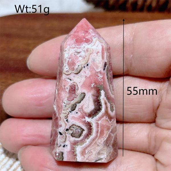 Pink Rhodochrosite Point-ToShay.org