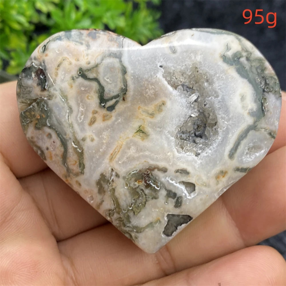 Green Aquatic Agate Geode-ToShay.org