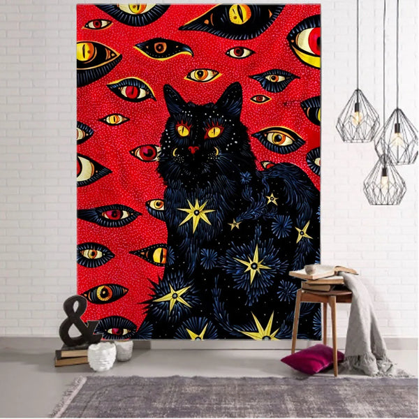 Cat Art Tapestry-ToShay.org