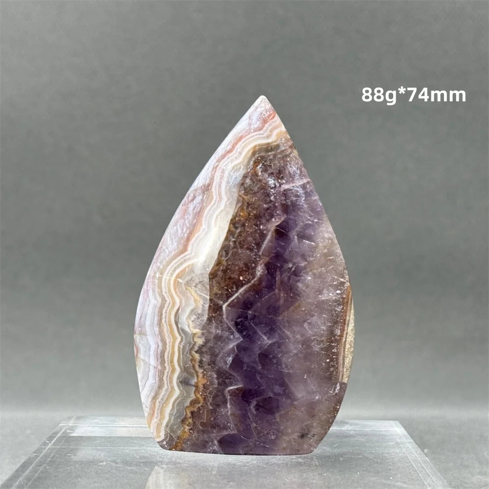 Purple Amethyst Agate Torch-ToShay.org