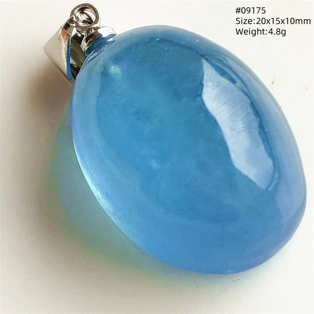 Blue Aquamarine Pendant-ToShay.org