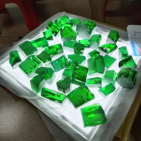 Green Zircon Raw Stone-ToShay.org