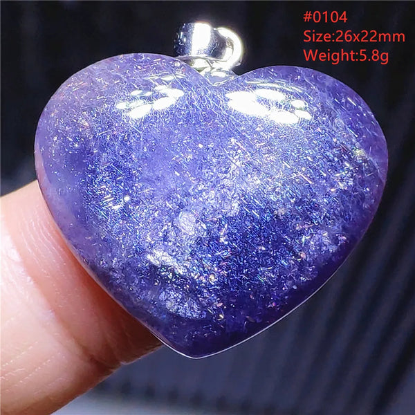 Blue Blood Red Lolite Pendant-ToShay.org