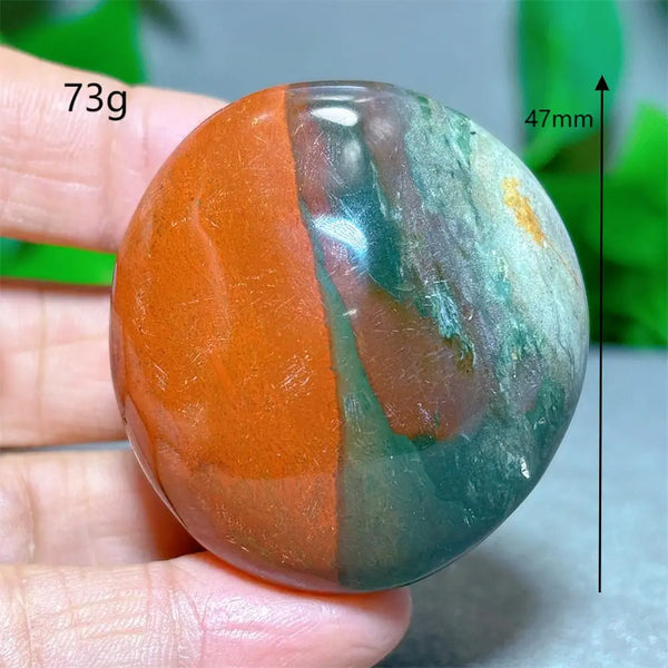 Ocean Jasper Palm Stone-ToShay.org