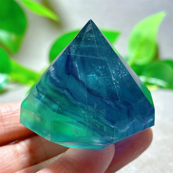 Rainbow Fluorite Diamond-ToShay.org
