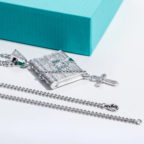 Silver Bible Pendant-ToShay.org