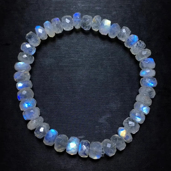 Blue Light Moonstone Bracelet-ToShay.org