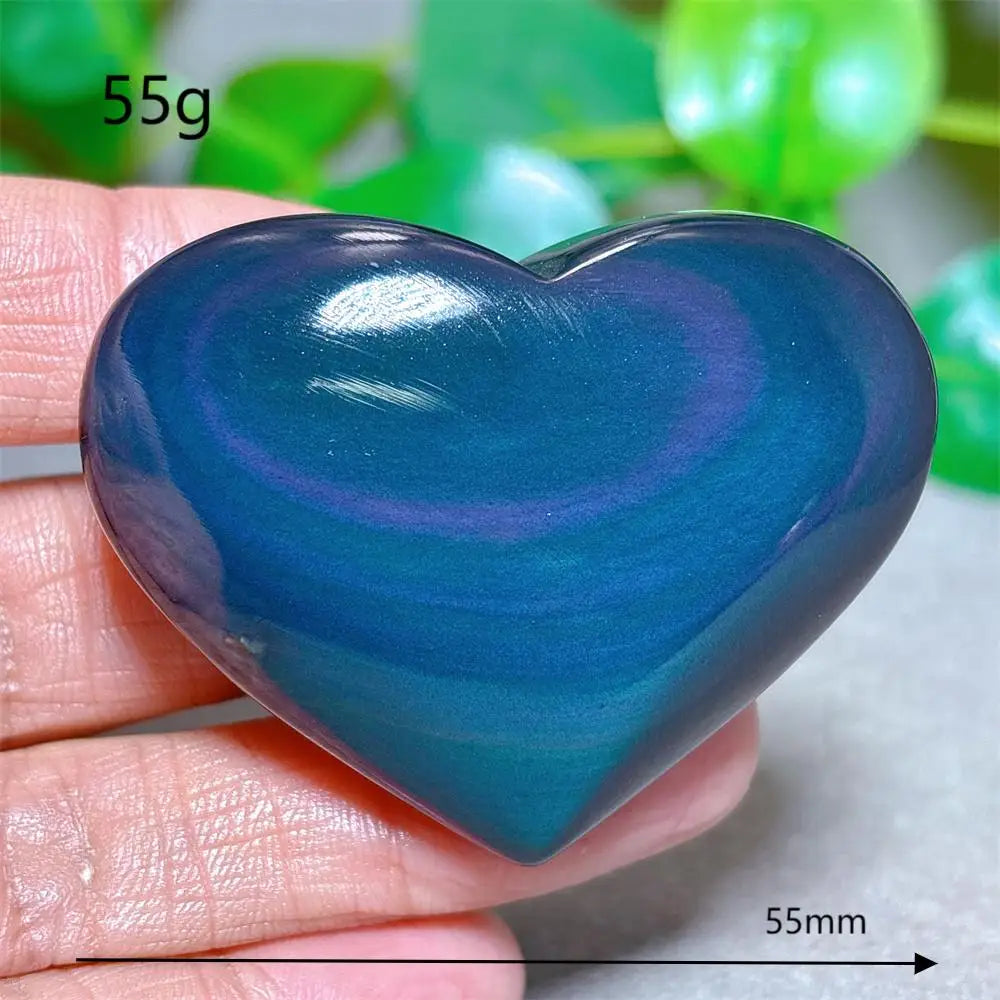 Rainbow Obsidian Heart-ToShay.org