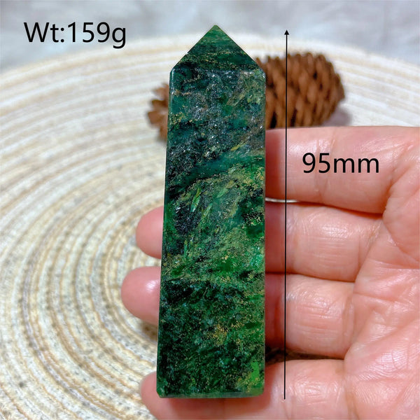 Green Emerald Quartz Point-ToShay.org