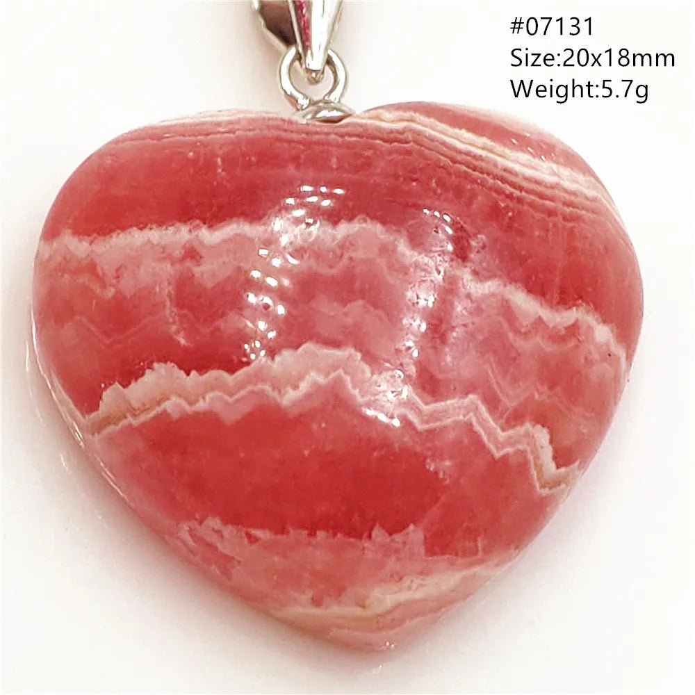 Red Rhodochrosite Pendant-ToShay.org