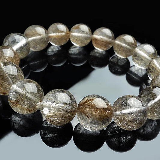 Silver Rutilated Quartz Bracelet-ToShay.org