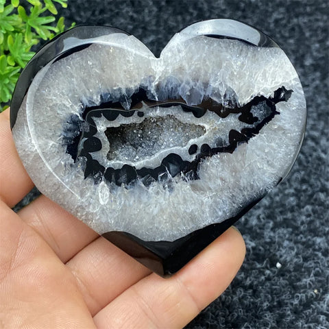 Black Agate Geode-ToShay.org