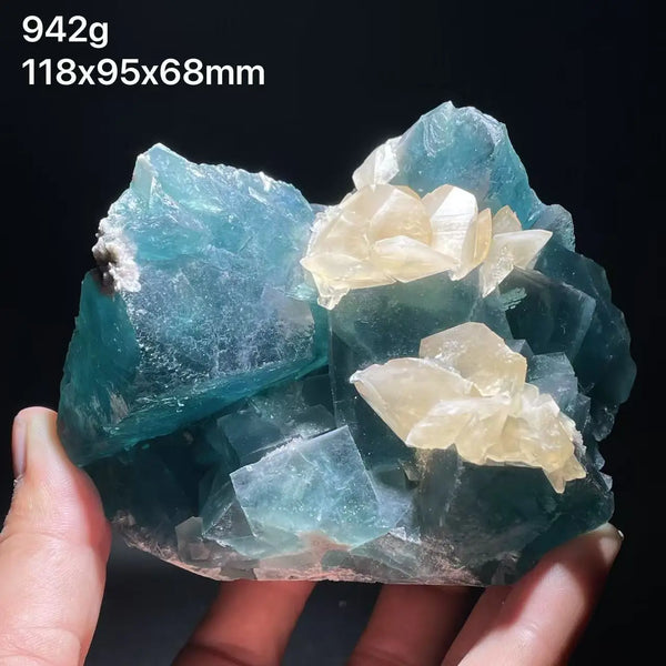 Blue Fluorite Cube Crystal-ToShay.org