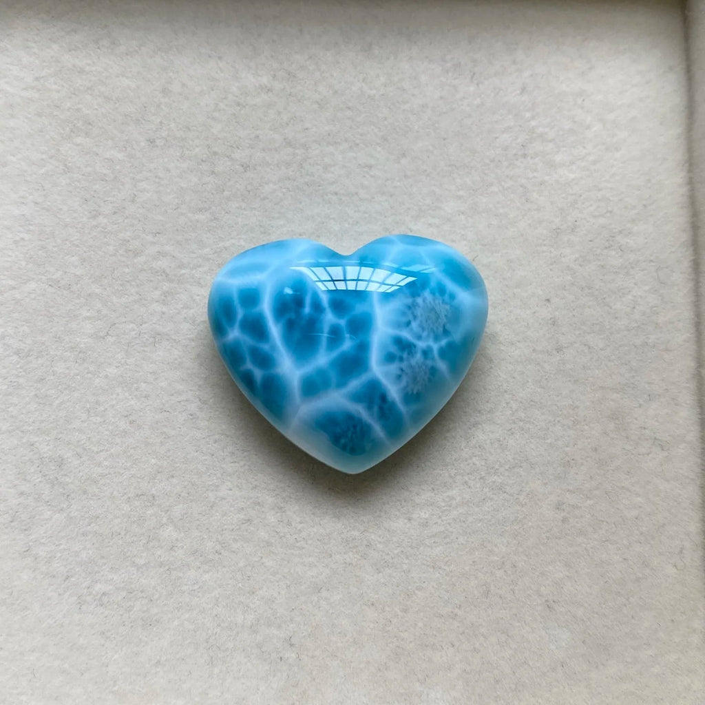 Blue Larimar Heart-ToShay.org
