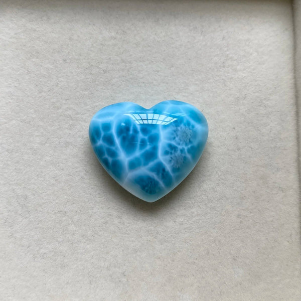 Blue Larimar Heart-ToShay.org