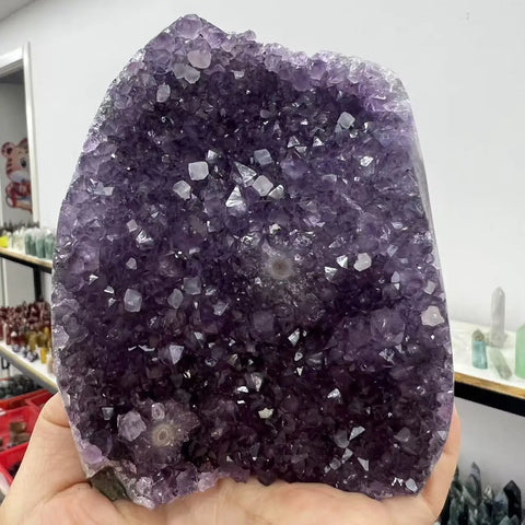 Purple Amethyst Quartz Crystal-ToShay.org