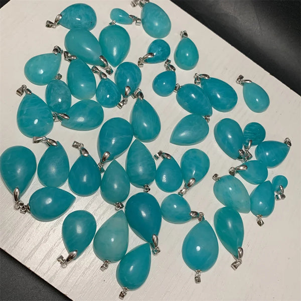 Blue Amazonite Pendants-ToShay.org