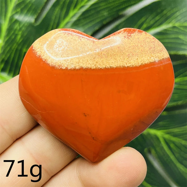 Red Jade Agate Heart-ToShay.org