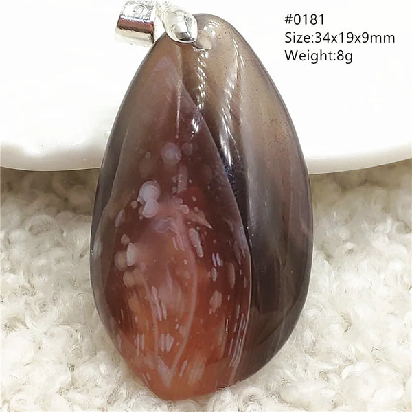 Grey Lace Agate Pendant-ToShay.org