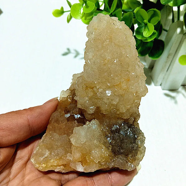 Yellow Agate Finger Crystal Cluster-ToShay.org