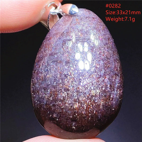 Red Blue Lolite Pendant-ToShay.org