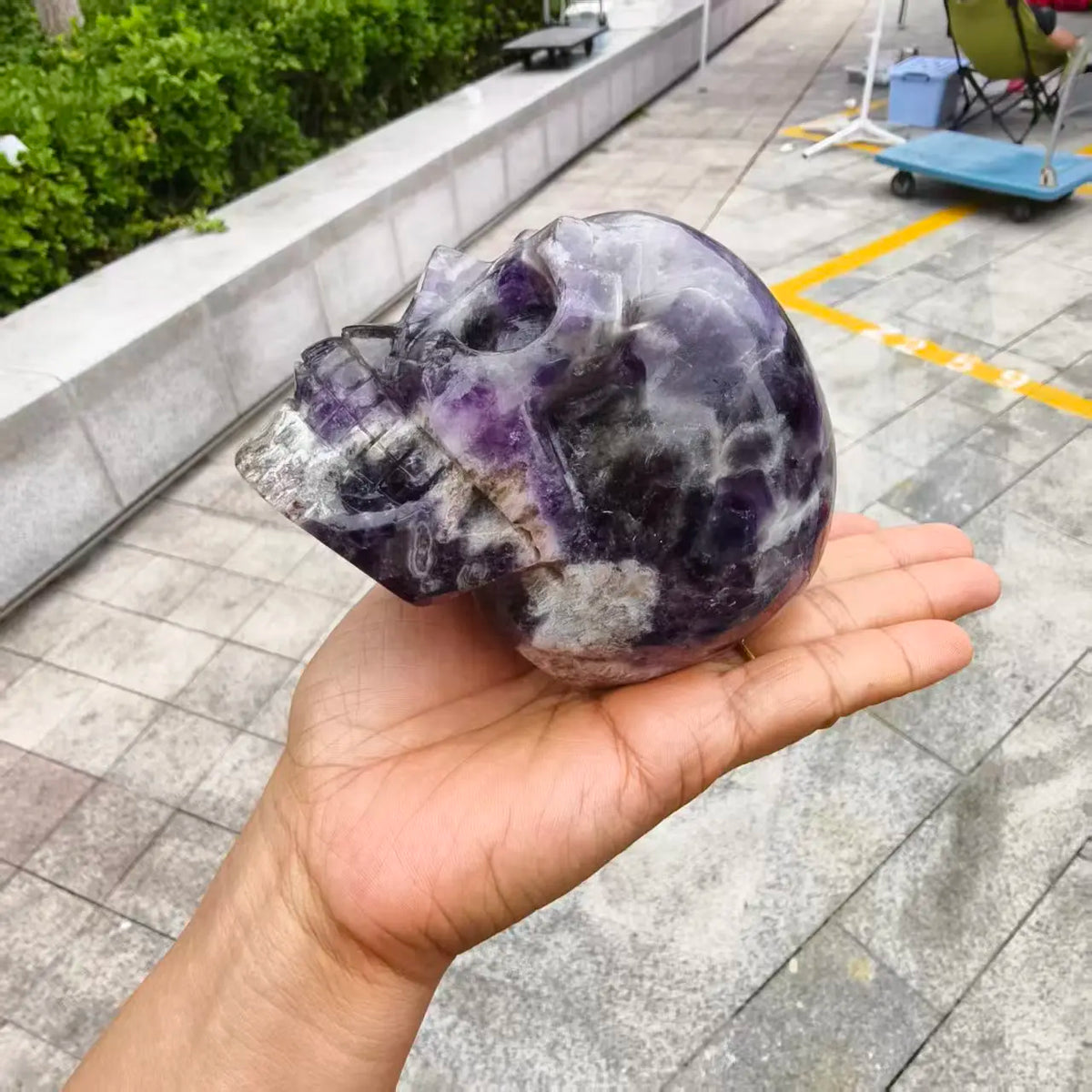 Purple Dream Amethyst Skull-ToShay.org