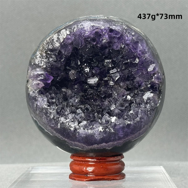 Purple Amethyst Cluster Ball-ToShay.org