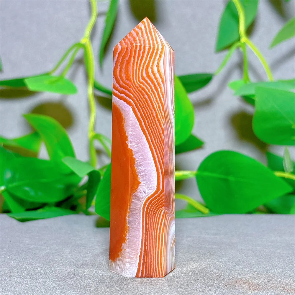 Orange Carnelian Quartz Tower-ToShay.org
