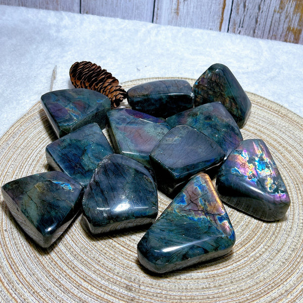 Purple Labradorite Flash Stone-ToShay.org