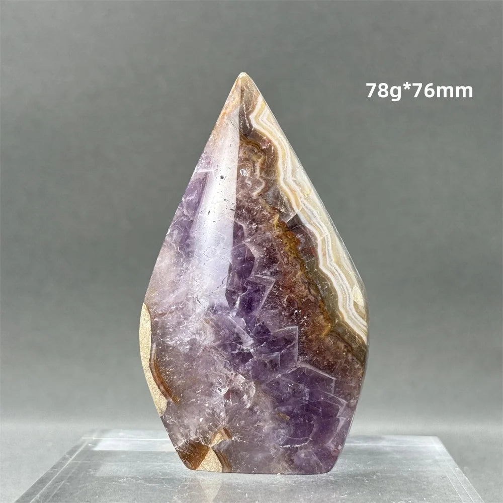 Purple Amethyst Agate Torch-ToShay.org