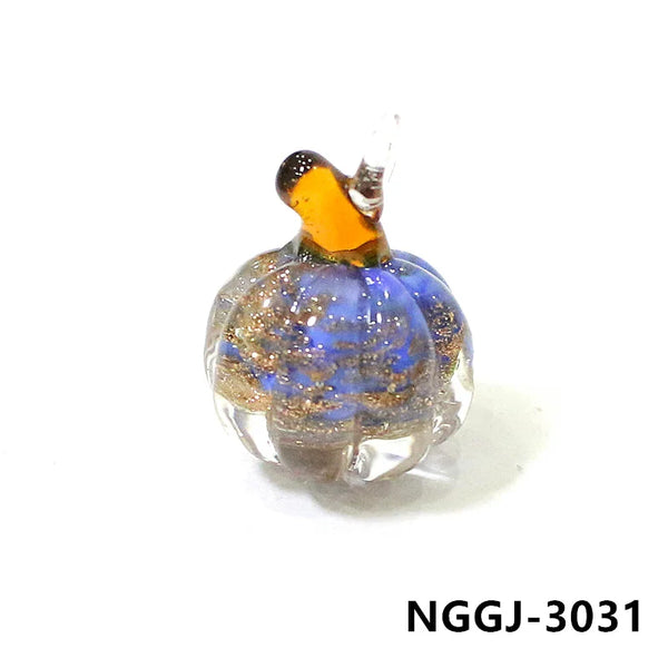 Glass Pumpkin Pendants-ToShay.org