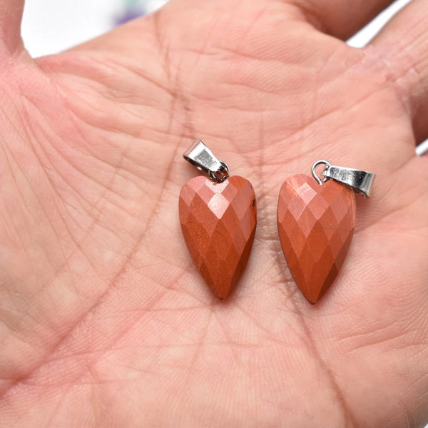 Mixed Crystal Heart Pendants-ToShay.org