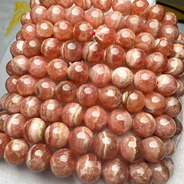 Pink Rhodochrosite Bracelet-ToShay.org