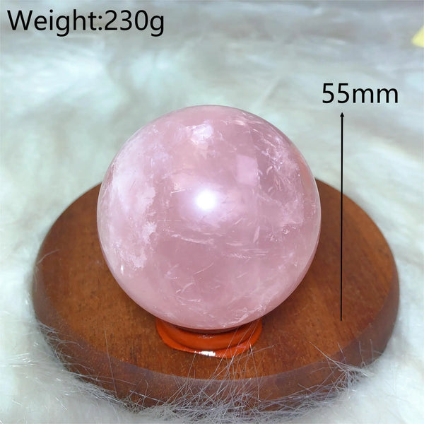 Pink Rose Quartz Ball-ToShay.org