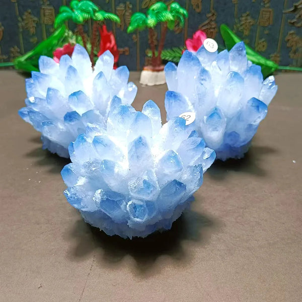 Blue Phantom Quartz Cluster-ToShay.org