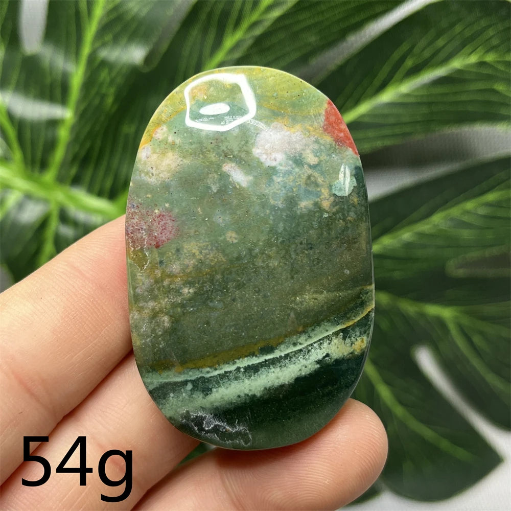 Sea Jasper Palm Stone-ToShay.org